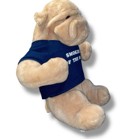 Vintage Mary Meyer Plush Dog Bulldog Sharpei Stuffed Animal Smokies of the Sea - Picture 8 of 11